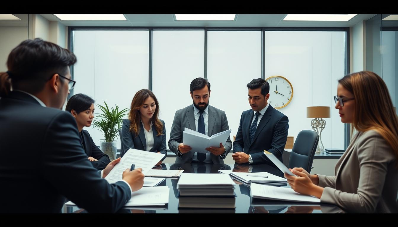 Family elder care planning discussion